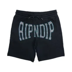 Unisex Ripndip Summer Revenge Rhinestone Sweatshorts