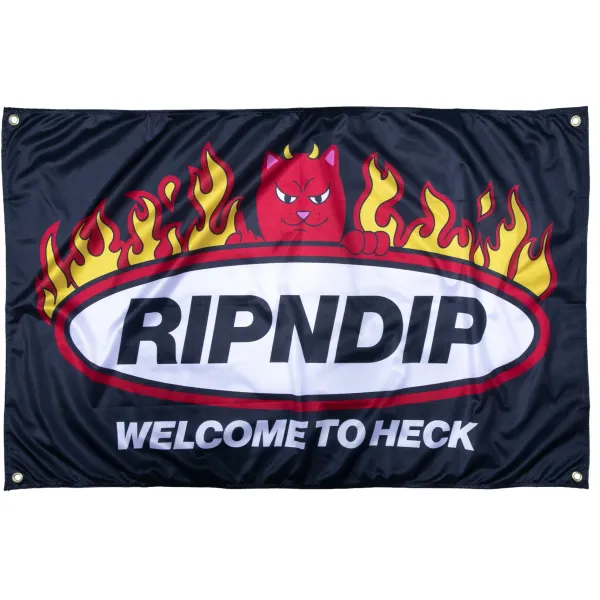 Unisex Ripndip Welcome To Heck Wall Banner