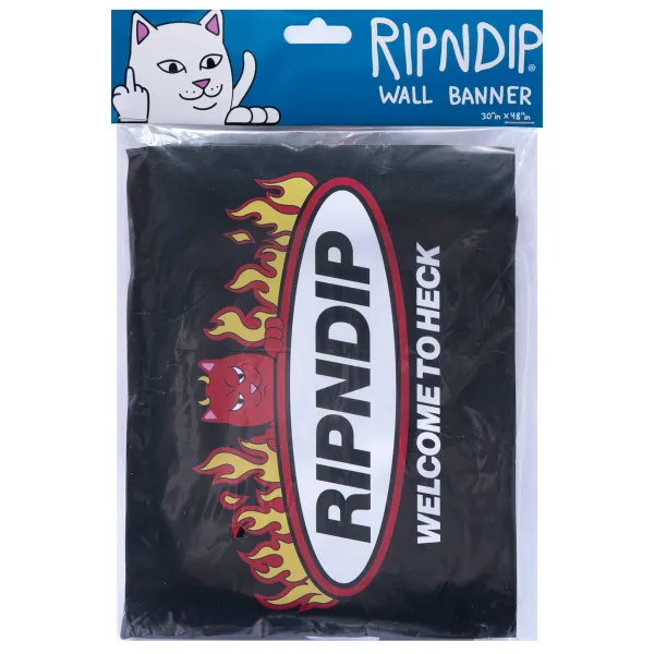 Unisex Ripndip Welcome To Heck Wall Banner